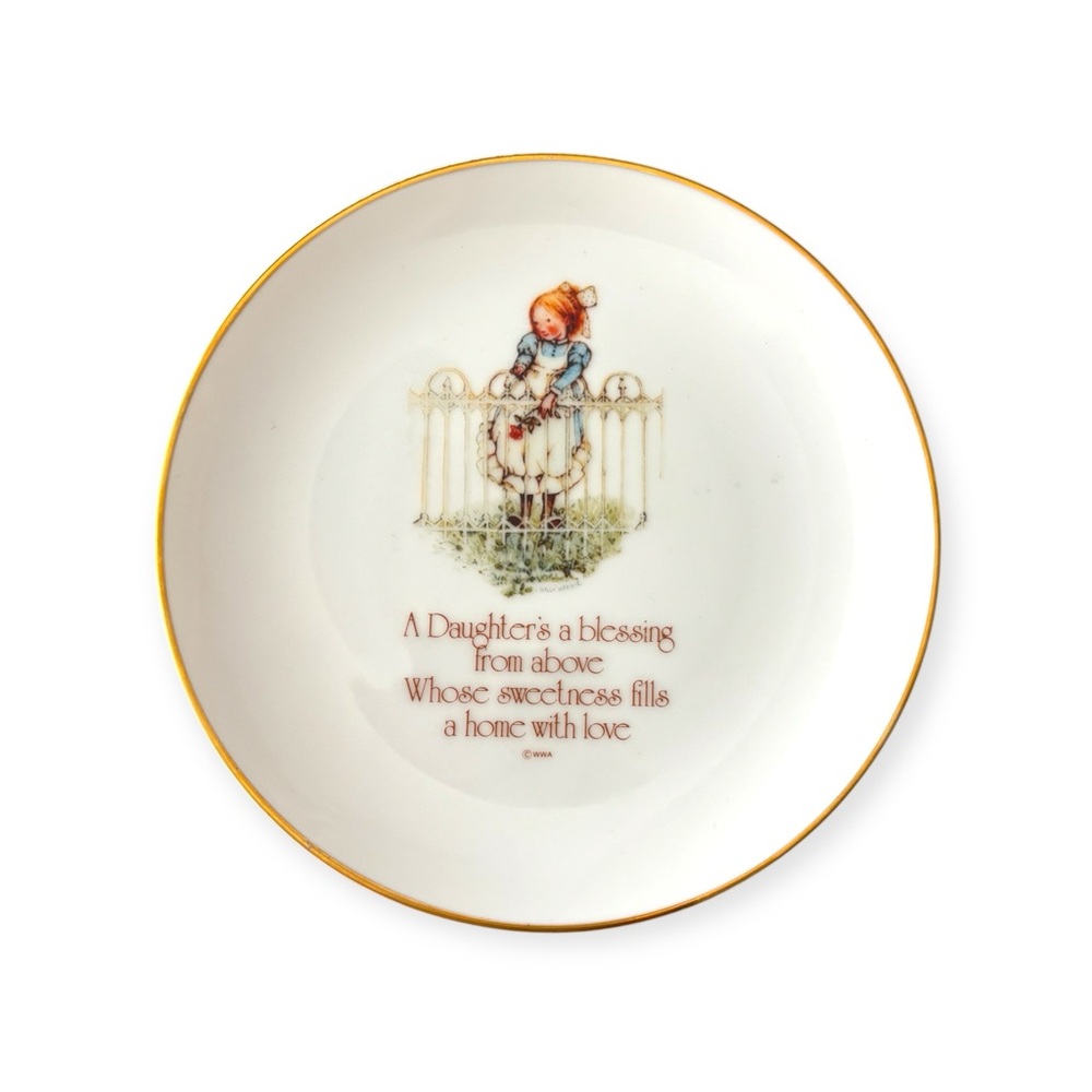 Vintage Lasting Memories A Daughter’s A Blessing Collectible Plate